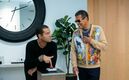 Así se veía Aldo Rendón, el estilista de Belinda, de joven (IA)