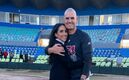 Cynthia Urías y su esposo (Instagram)