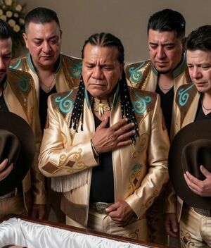 Grupo Bronco despide a Eddie Valdivia con emotivo mensaje en redes sociales (Foto: Gemini IA)