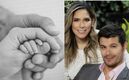 Brandon Peniche y Kristal Cid reciben a su bebé arcoíris (Instagram)