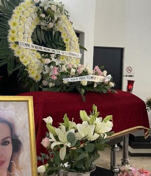 Revelan las primeras fotos del funeral de Elsa Aguirre (Foto: Raúl Guitierrez en X @@raulgtzoficial)
