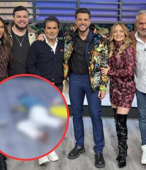 Nicola Porcella sufre aparatosa caída en plena transmisión en vivo