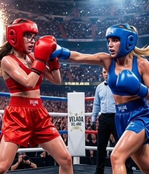 Rivers vs Roro: Dónde y a qué hora ver pelea desde México (Foto: Gemini IA)