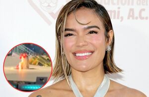 Karol G sufre accidente en pleno concierto por falla en el escenario