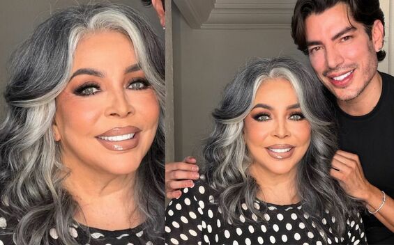 Verónica Castro impacta con cambio de look a sus 73 años