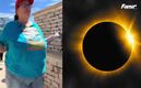 Extranjeros corren a mexicanos durante eclipse (Twitter)