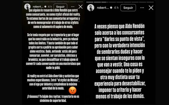 Estilista de Flor Vigna explota contra Aldo Rendón tras críticas de moda