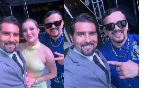 Arturo Carmona y Cruz Martínez aparecen en boda con Melenie Carmona