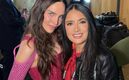 Salma Hayek y Belinda protagonizan emotivo abrazo en el Mundial 2026 (Foto: Redes Sociales)