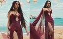 Look de Galilea Montijo en la Gran Final de LCDLF MX 2026 (Foto: Fernando Dumas)