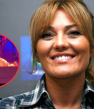 Amaia Montero, de La Oreja de Van Gogh, se tira al suelo en concierto