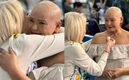 Laura Bozzo regala su amuleto de la suerte a mujer con cáncer