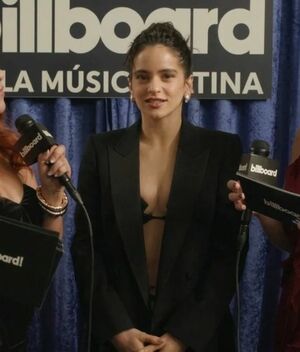 Mira el hermoso look de Rosalía en la alfombra roja de la esperada premiación (Foto: Mezcalent)